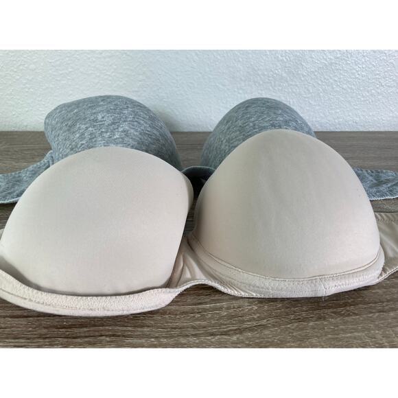 Victoria's Secret PINK Women's Strapless Push-Up Bra Set Multicolor 36 D 36D - Picture 6 of 11